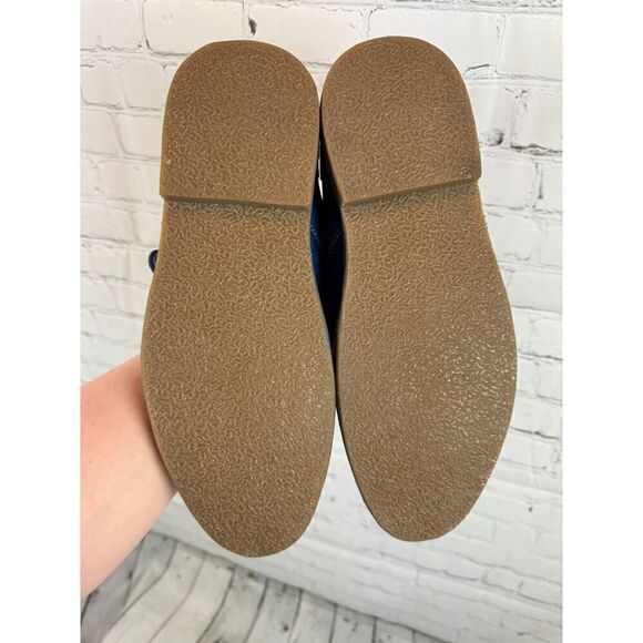 STEVE MADDEN suede royal cobalt blue Oxford dress mens boots size 10 NWOB - Picture 5 of 8